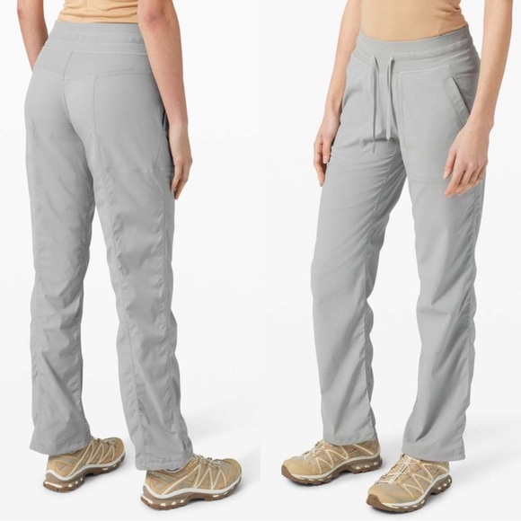 lululemon athletica Pants - Lululemon Mid-Rise Dance Studio Pant III Vapor Silver Drop Light Gray Size 6